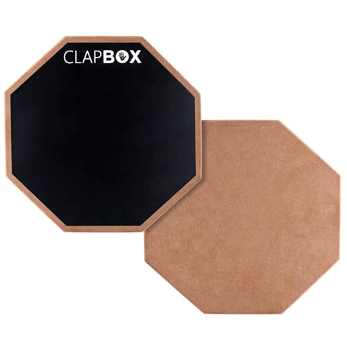 Clapbox Drum Practice Pad - 12 inches, Black (Practice pad only) - Image 5