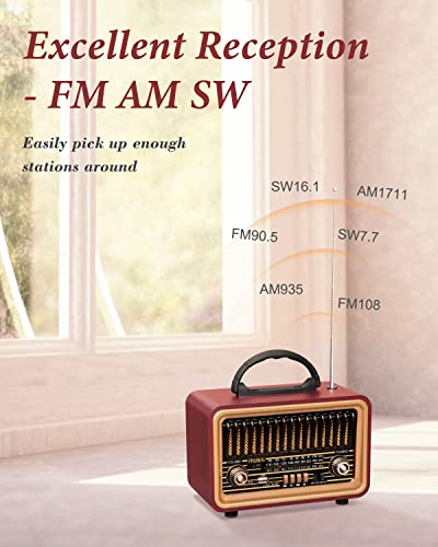 PRUNUS J-170 Retro Vintage Radio