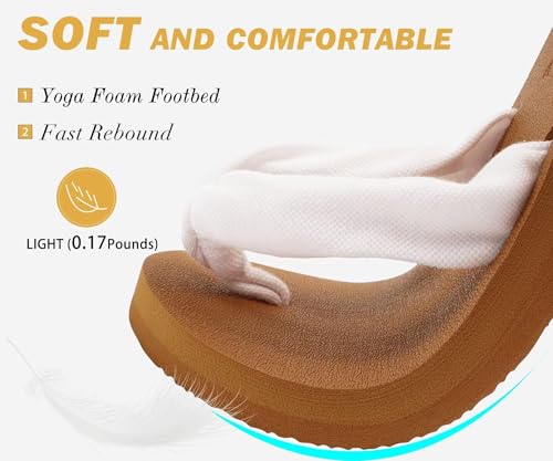 KuaiLu Women's Yoga Foam Flip