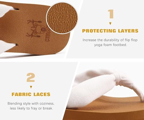 KuaiLu Women's Yoga Foam Flip