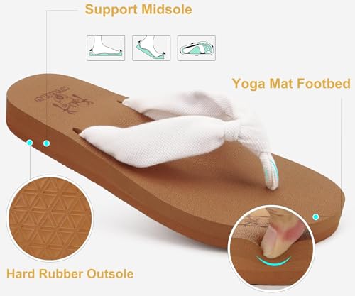 KuaiLu Women's Yoga Foam Flip