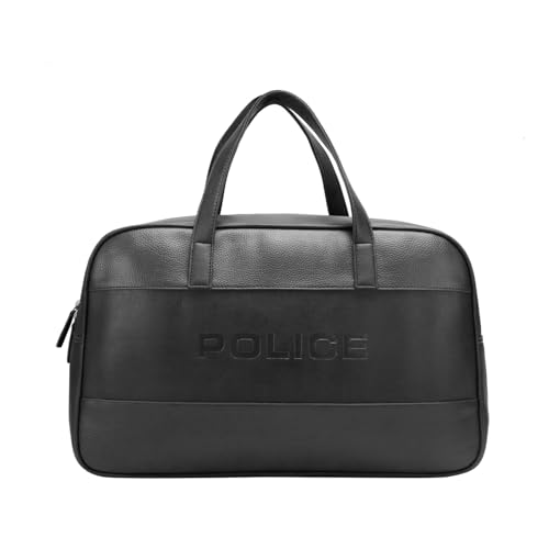 Police Black Soft Duffle Bag