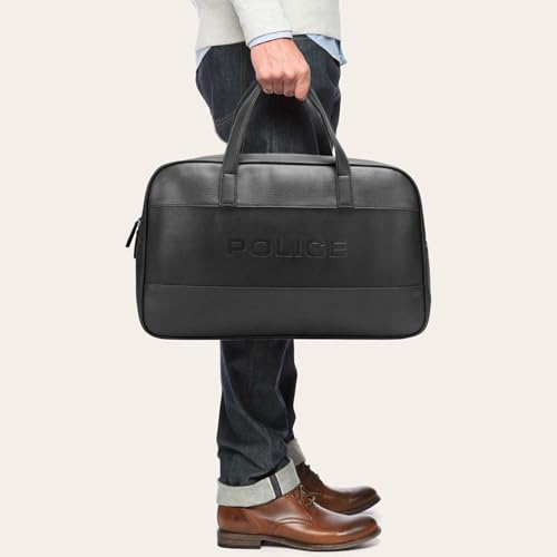 Police Black Soft Duffle Bag