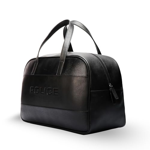 Police Black Soft Duffle Bag