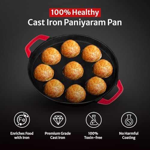 Pigeon Imperi Cast Iron Paniyaram/Appe