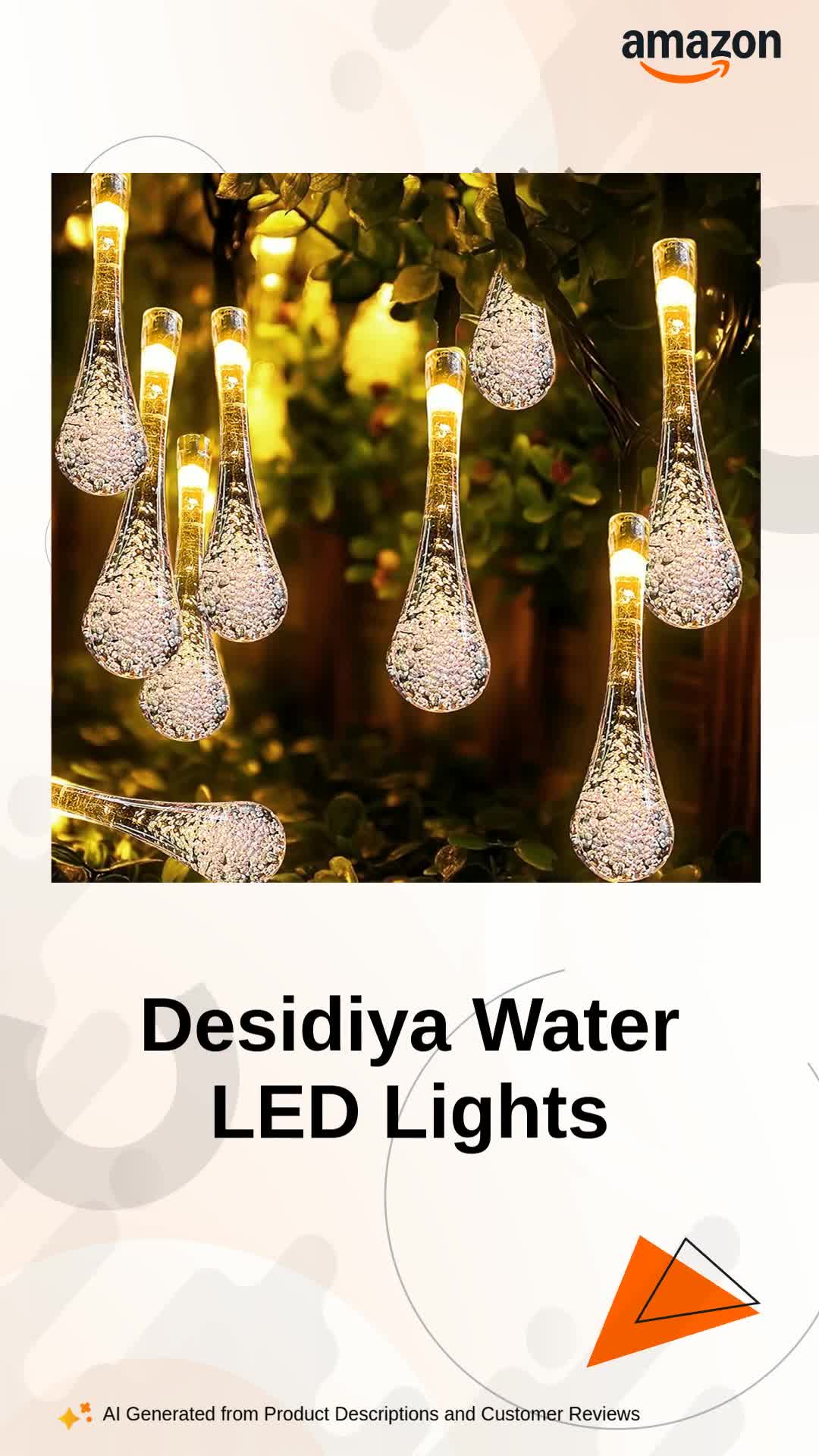 Desidiya Fairy 14 Water LED Drop String Lights - Image 2