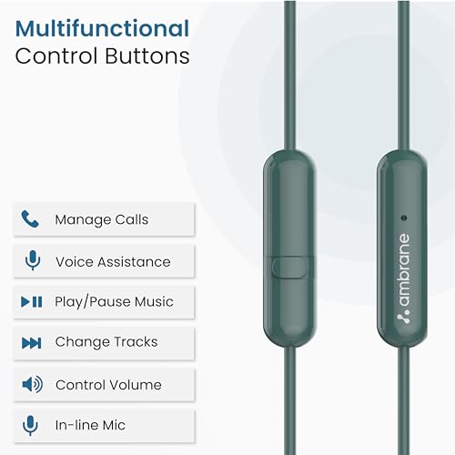 Ambrane Wired in Ear Earphones