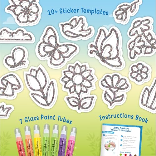 Imagimake DIY Jelly Stickers|Flowers &