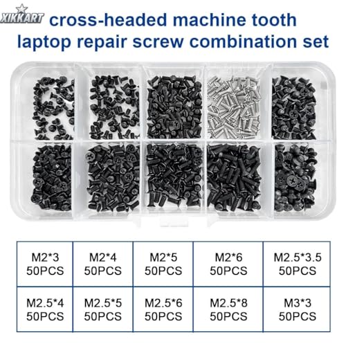 XIKKART 500 Pcs Laptop Notebook