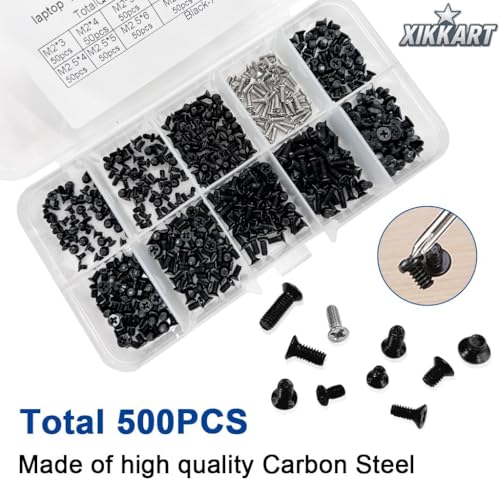XIKKART 500 Pcs Laptop Notebook