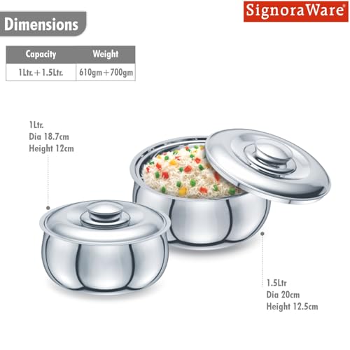Signoraware Hot Delight Stainless Steel