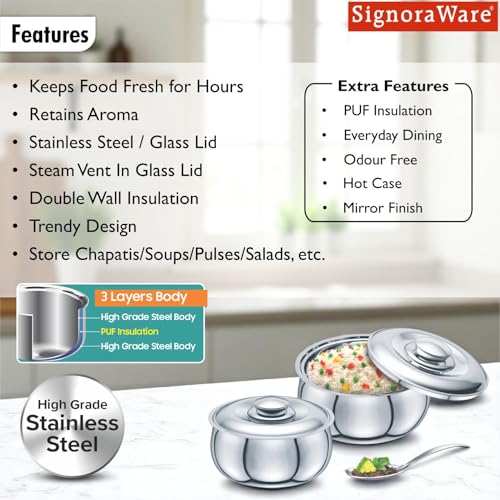 Signoraware Hot Delight Stainless Steel