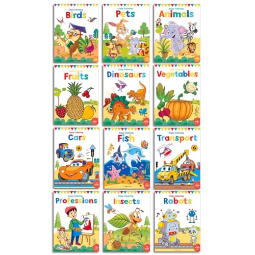 Colouring Books: Pack of 12