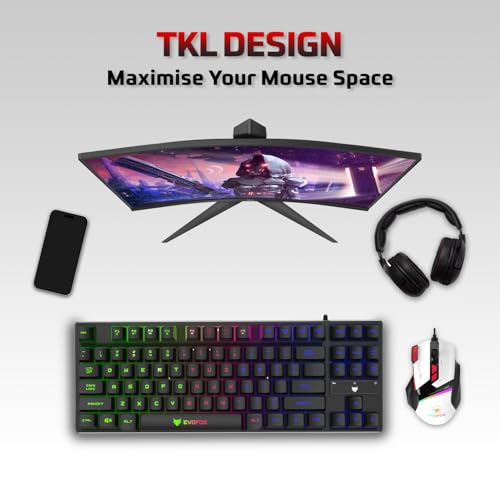 EvoFox Fireblade TKL Semi-Mechanical Gaming