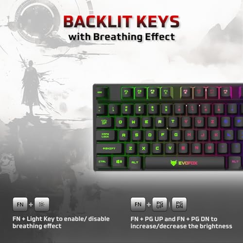 EvoFox Fireblade TKL Semi-Mechanical Gaming