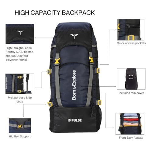 Impulse 4 Compartment Rucksack Bags