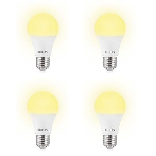 Philips 12W e27 LED Warm White Bulb, Pack of 4, (Stellar Bright)