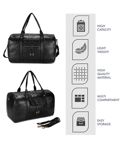 BUCKSKIN Vegan Leather Weekender Duffle