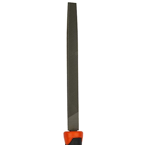 BLACK+DECKER Steel 200mm 2nd Cut Flat File (Orange) (BDHT22144) - Image 3