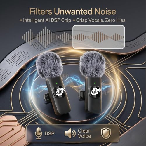 GADGETSWEAR Dual Wireless K9 Lavalier