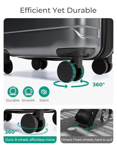 BAGSMART Carry On Luggage Airline