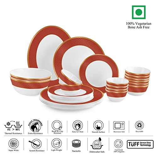 Cello Opalware Solitaire Series Ruby