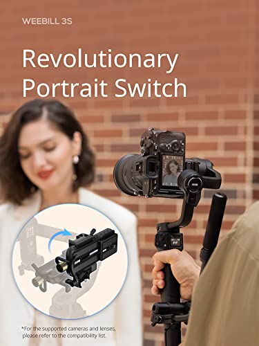 ZHIYUN Zhi Yun Weebill 3S Gimbal Stabilizer for DSLR Cameras - Black - Image 7
