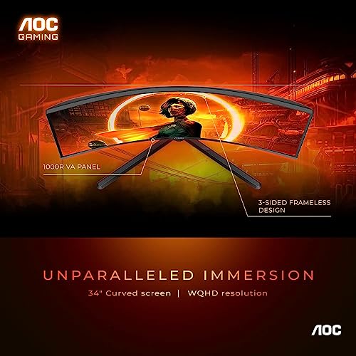 AOC CU34G3S/BK 34'' Gaming Monitor