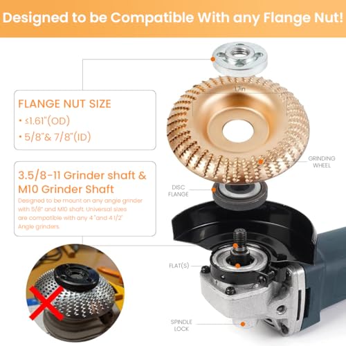Serplex® 5Pcs Angle Grinder Wood
