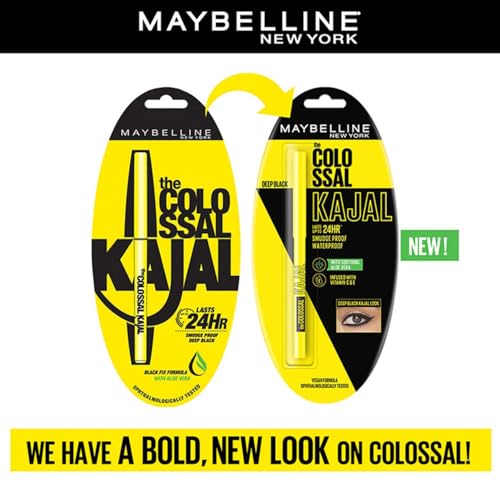 Maybelline New York Kajal, Black, Matte Finish - Image 3