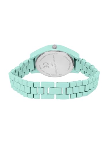 French Connection Zest Green Round Dial Womens Analogue Watch FCS05G - Image 4