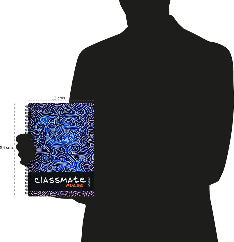 Classmate Pulse 6 Subject Spiral
