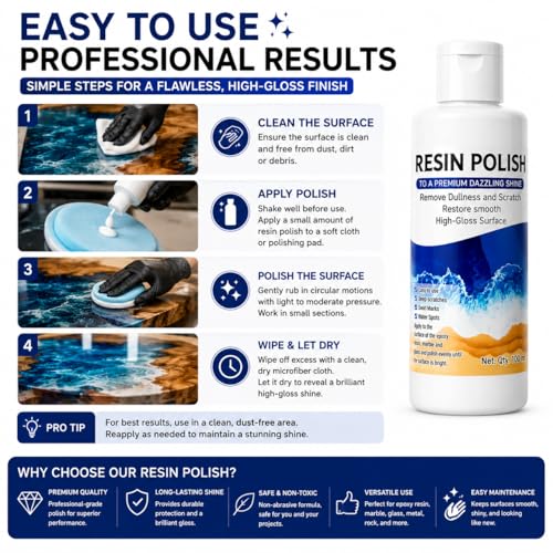Resin Polish 100ml Liquid