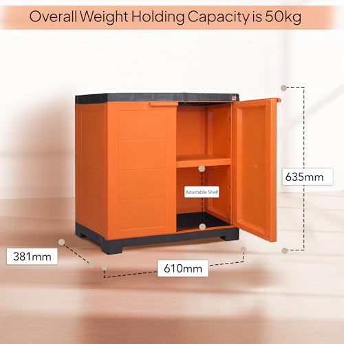 Cello Novelty Compact Bookshelf, Orange