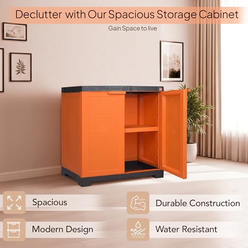 Cello Novelty Compact Bookshelf, Orange