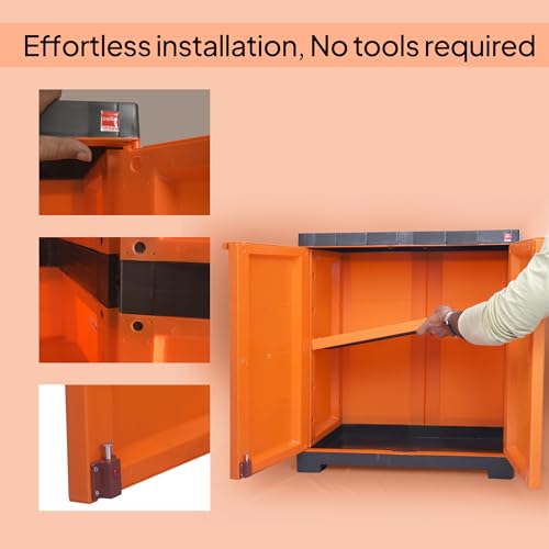 Cello Novelty Compact Bookshelf, Orange