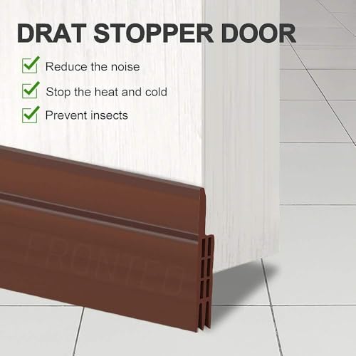 FRONTED Door Draft Stopper Under