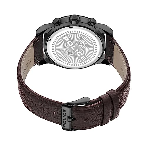 Police Quartz Multifunction Maroon Dial