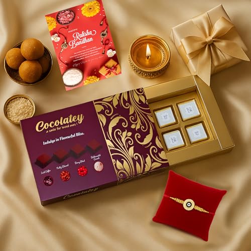 Rakhi with Chocolate Gift Hamper