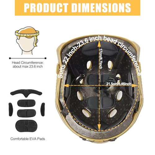 Airsoft Helmet,GWEUZMALL PJ Type Tactical