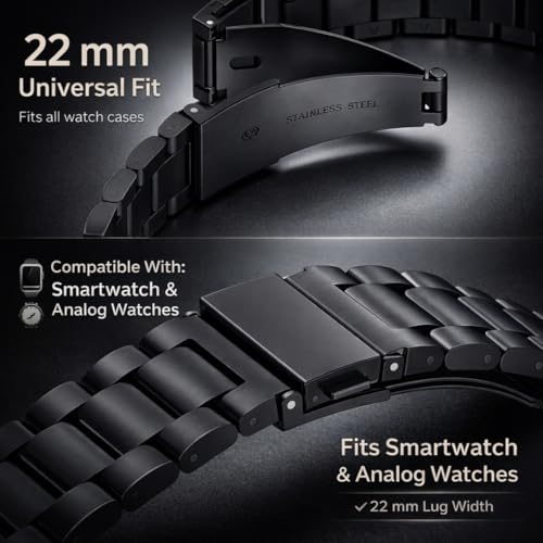 ADAMO Stainless Steel Strap Heavy