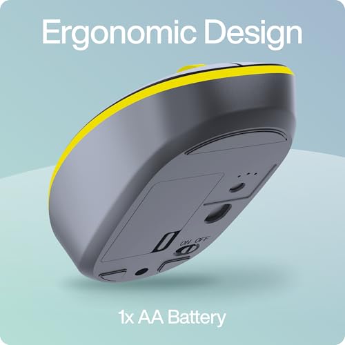TAG WM500 Grey/Yellow Wireless Mouse
