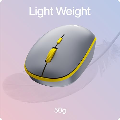 TAG WM500 Grey/Yellow Wireless Mouse