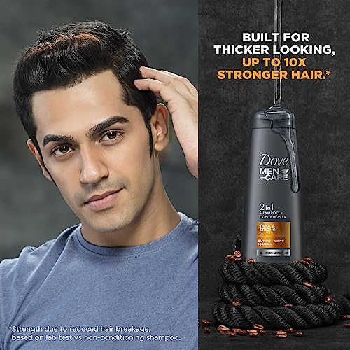 Dove Men+Care Thick & Strong 2in1 Shampoo+Conditioner, 340 ml - Image 5