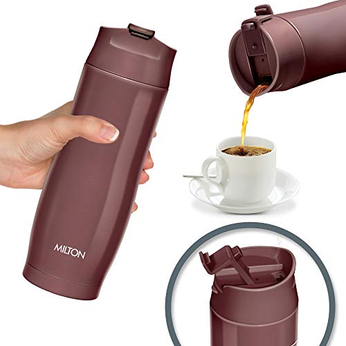 Milton Revive Stainless Steel Flask, 480ml, Brown - Image 5