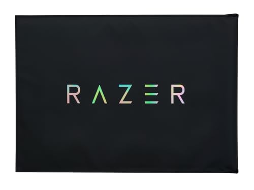 Razer 15" Protective Laptop Sleeve: Scratch & Water-Resistant - Padded Interior Lining - Snag-Free Velcro - Flip-Out Mouse Mat - Classic Black, RC21-01580100-R3M1