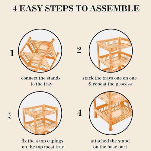 Sulfar Multipurpose Plastic Trolley