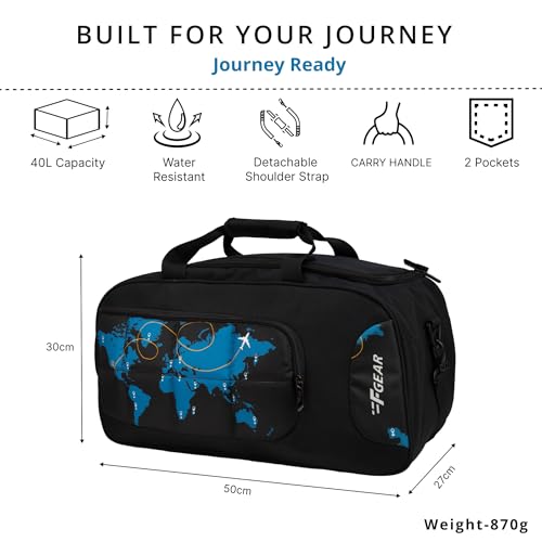 F Gear Enduro Map Black