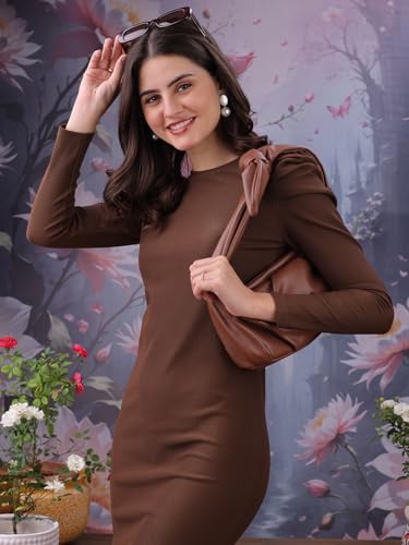 Wedani Women 's Bodycon Dress with Full Sleeve - Image 6