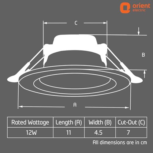Orient Electric Moonlite 12W LED